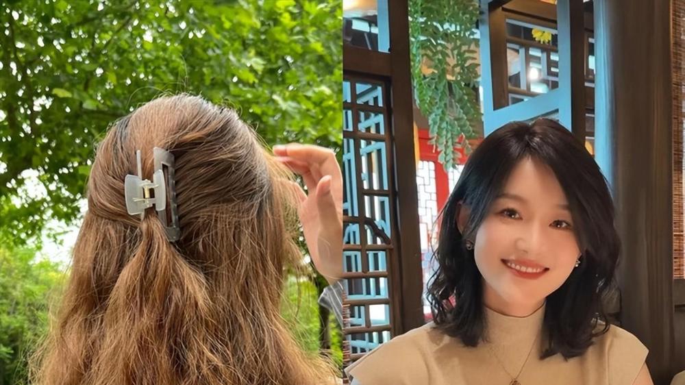 五六十岁女人，头发尽量少烫染！今年流行“低扎发”，特显气质