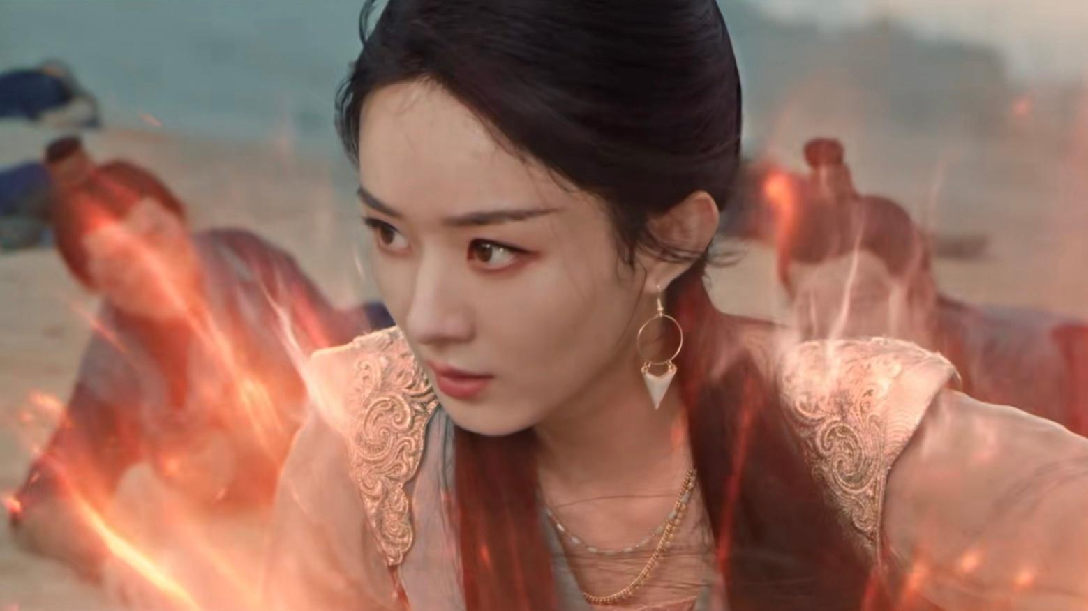 油头粉面就别演女将军，《与凤行》赵丽颖告诉你，战神应该怎么演