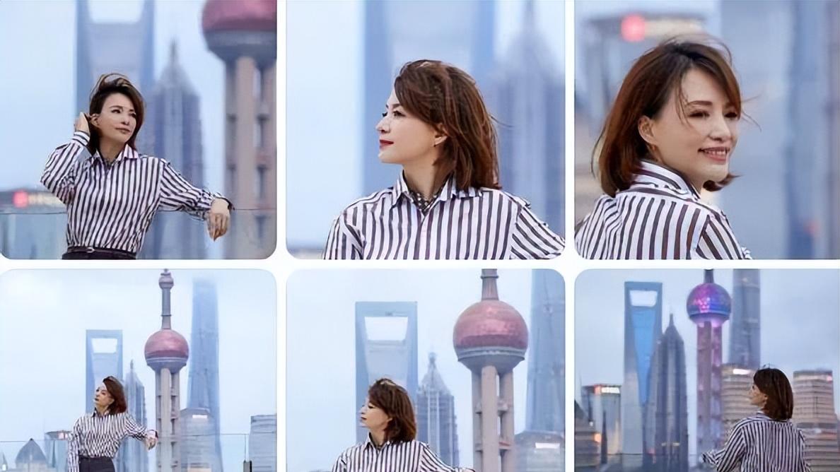 消失4年，51岁董卿婚变后晒美照，穿搭时髦洗心革面，单身更自由