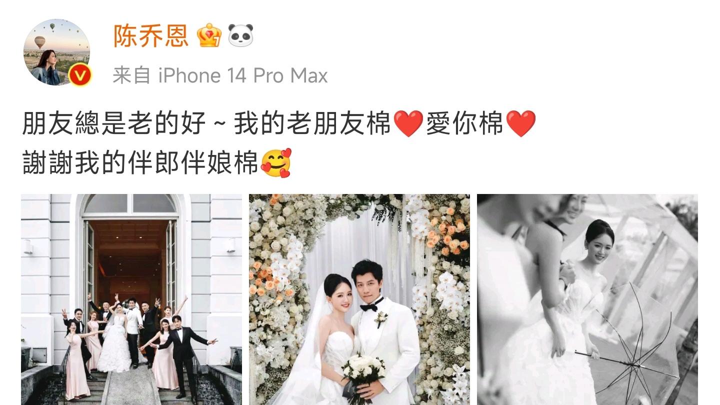 谢娜缺席婚礼，陈乔恩晒转账截图引争议，评论区网友看法不一