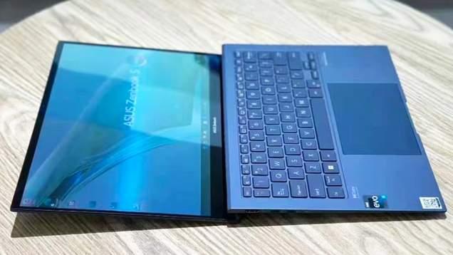 拥有2.8k清晰锐利的屏幕，这款华硕笔记本电脑，重量也仅1千克