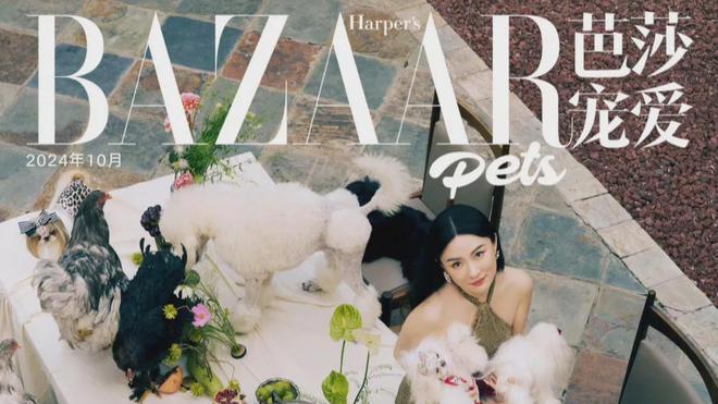 看了43岁霍思燕携10只狗8只鸡拍封面的照片，我才明白“女人微胖”才是极品