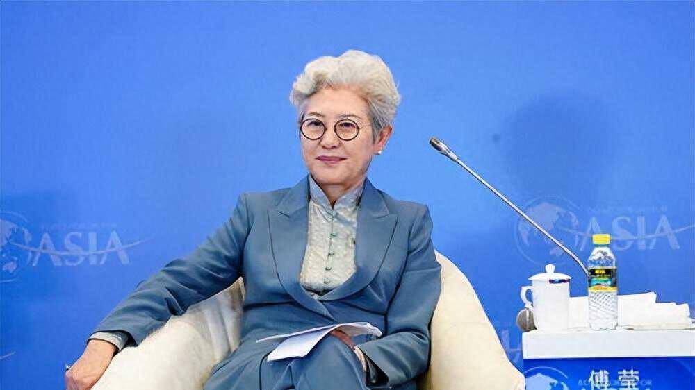 71岁“最美外交官”傅莹，一头白发配旗袍优雅大气，尽显东方之美