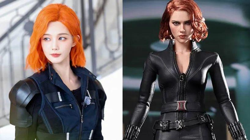 李一桐cos黑寡妇遭群嘲：颜值虽高，但身材太平了，衣服都撑不起来！