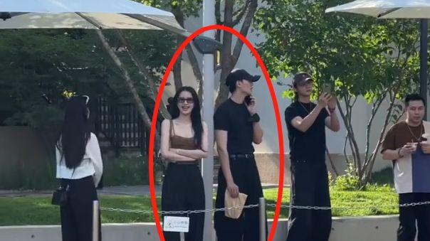 偶遇孙怡和滕光正一起出游！孙怡全程开心大笑，已删除分手动态