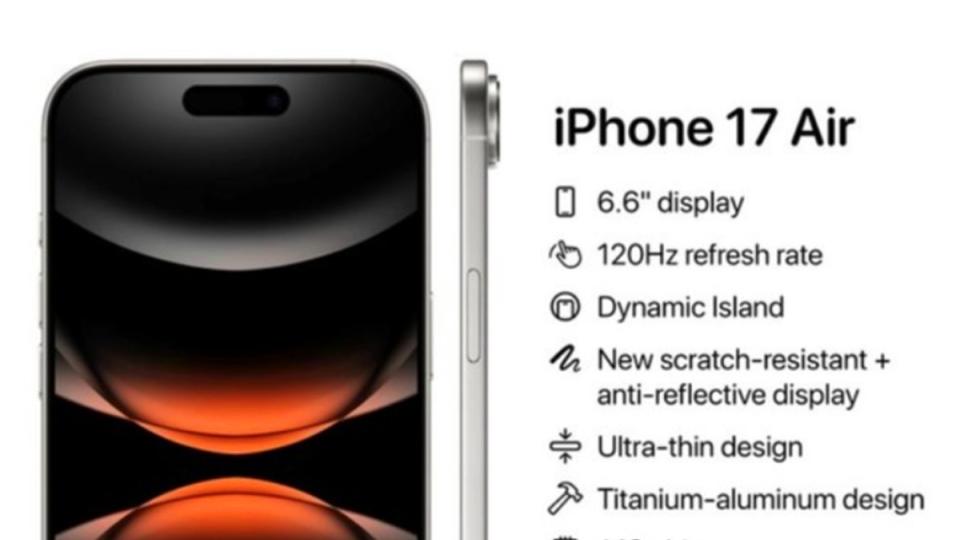 苹果手机迎来双喜：折叠屏iPhone再被确认，17 Air详细参数曝光
