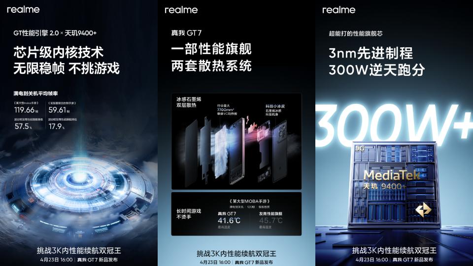 京东方Q10+行业最高4608Hz超高频PWM等 真我GT7屏幕具体参数官宣