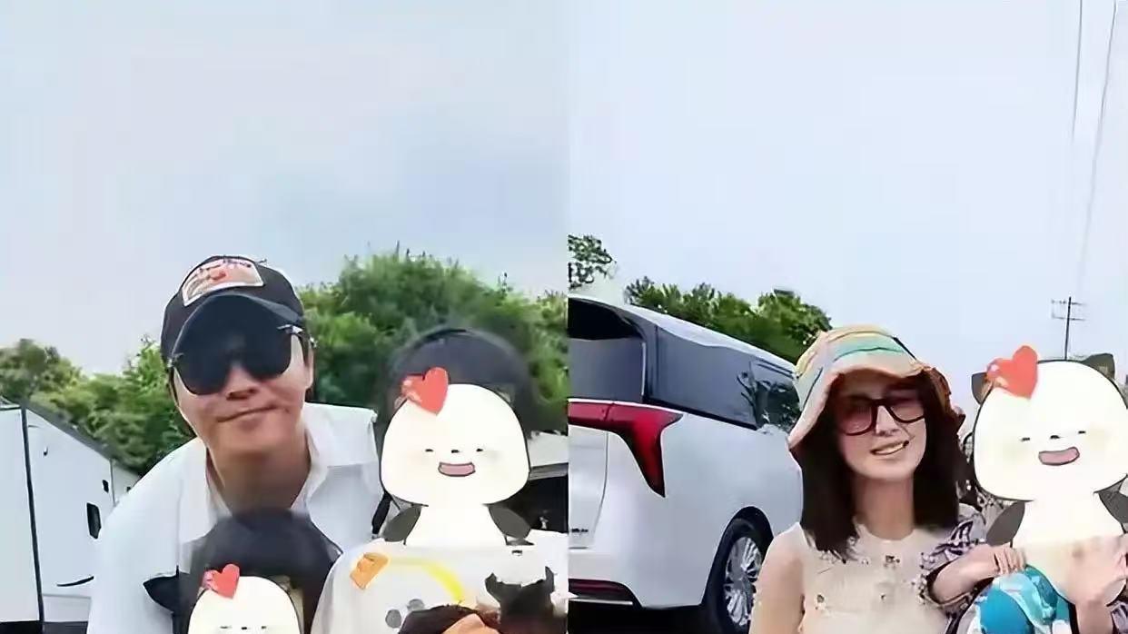 陈思诚佟丽娅同框庆生！离婚后友好相处，一家三口温馨画面暖心！