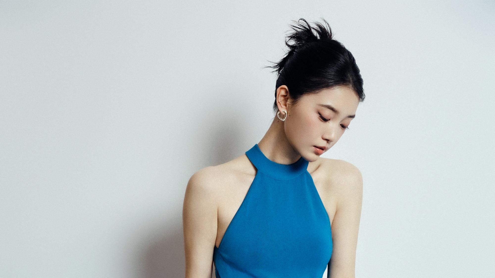 女明星，田依桐的长腿美脚