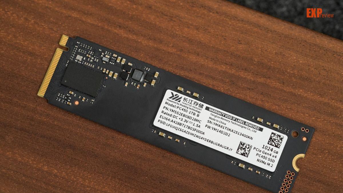 長江存儲PC450 1TB SSD評測：低溫高效的主流級產品
