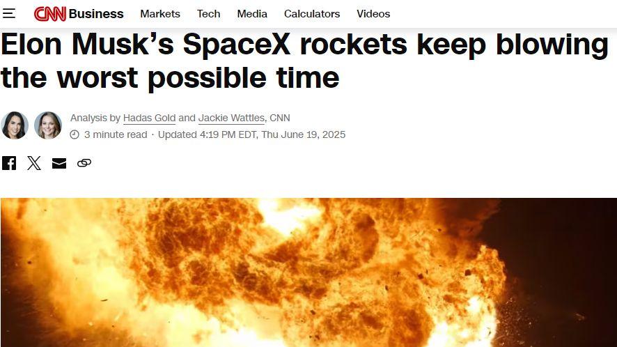 SpaceX“星舰”爆炸：马斯克商业帝国将何去何从