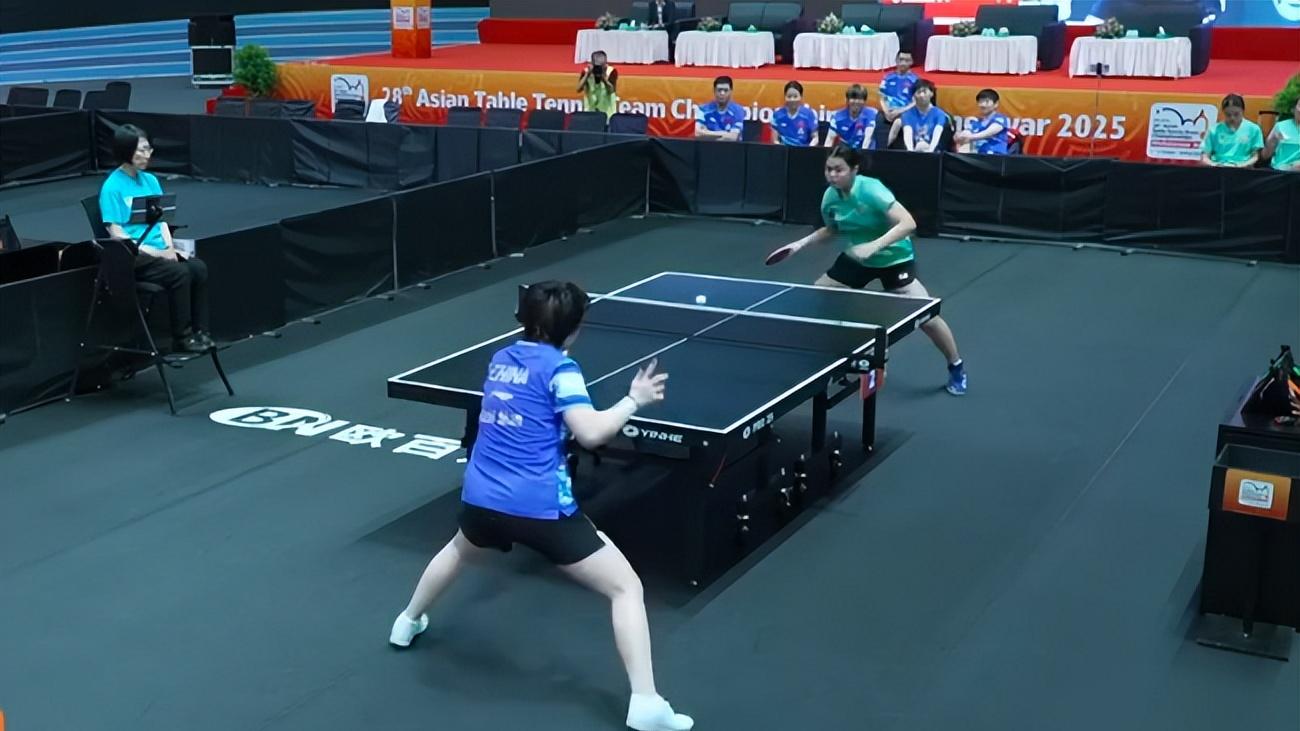 王艺迪迎首秀！孙颖莎王曼昱连续出战，国乒3-0韩国晋级女团决赛