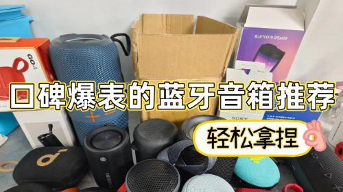 蓝牙音箱什么牌子好？2025年最建议入手的10款蓝牙音箱, 口碑公认