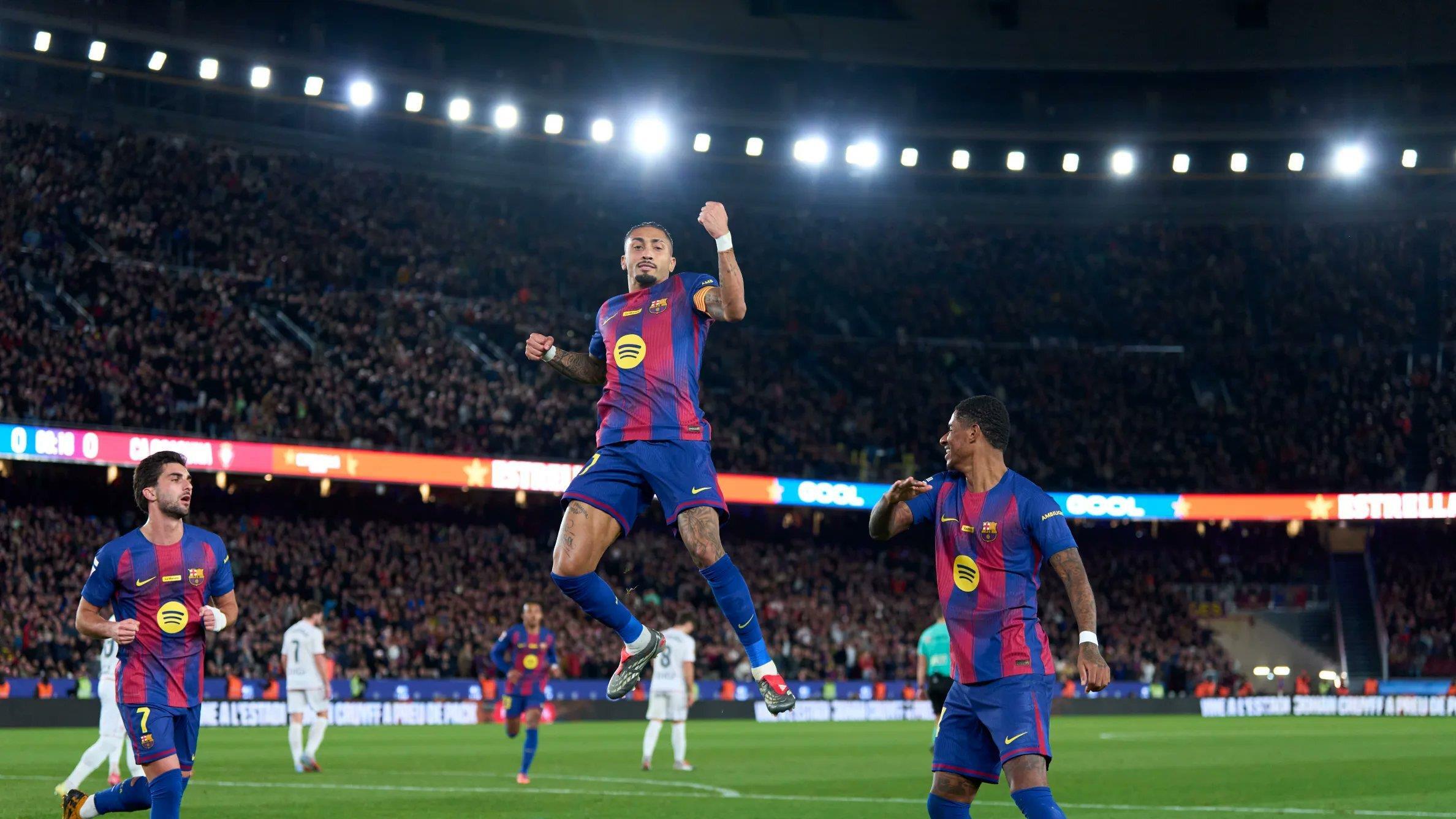 今晚巴萨收官战对决黄潜！胜则锁定西甲半程冠军，拉开皇马4分