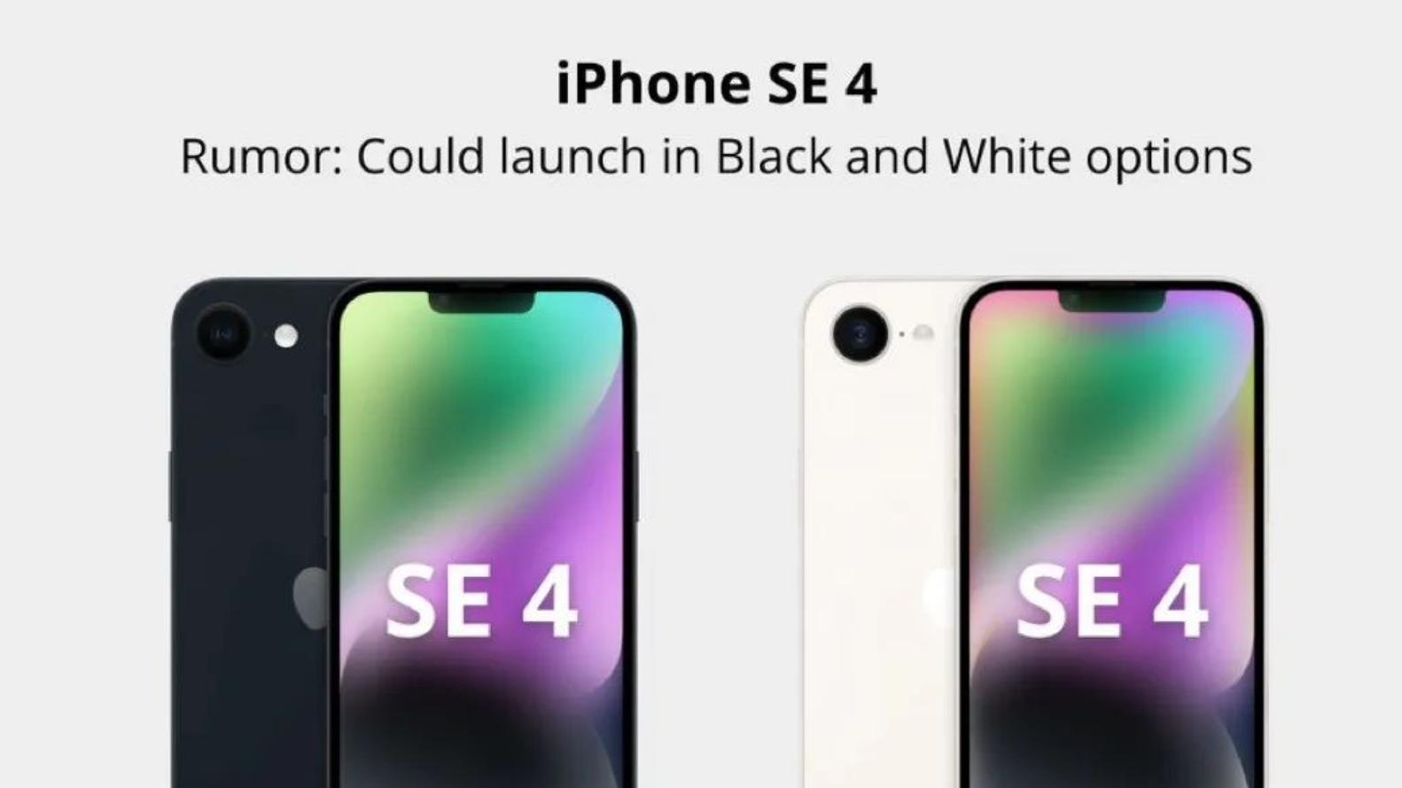 苹果iPhoneSE4确认将在4月前发布！