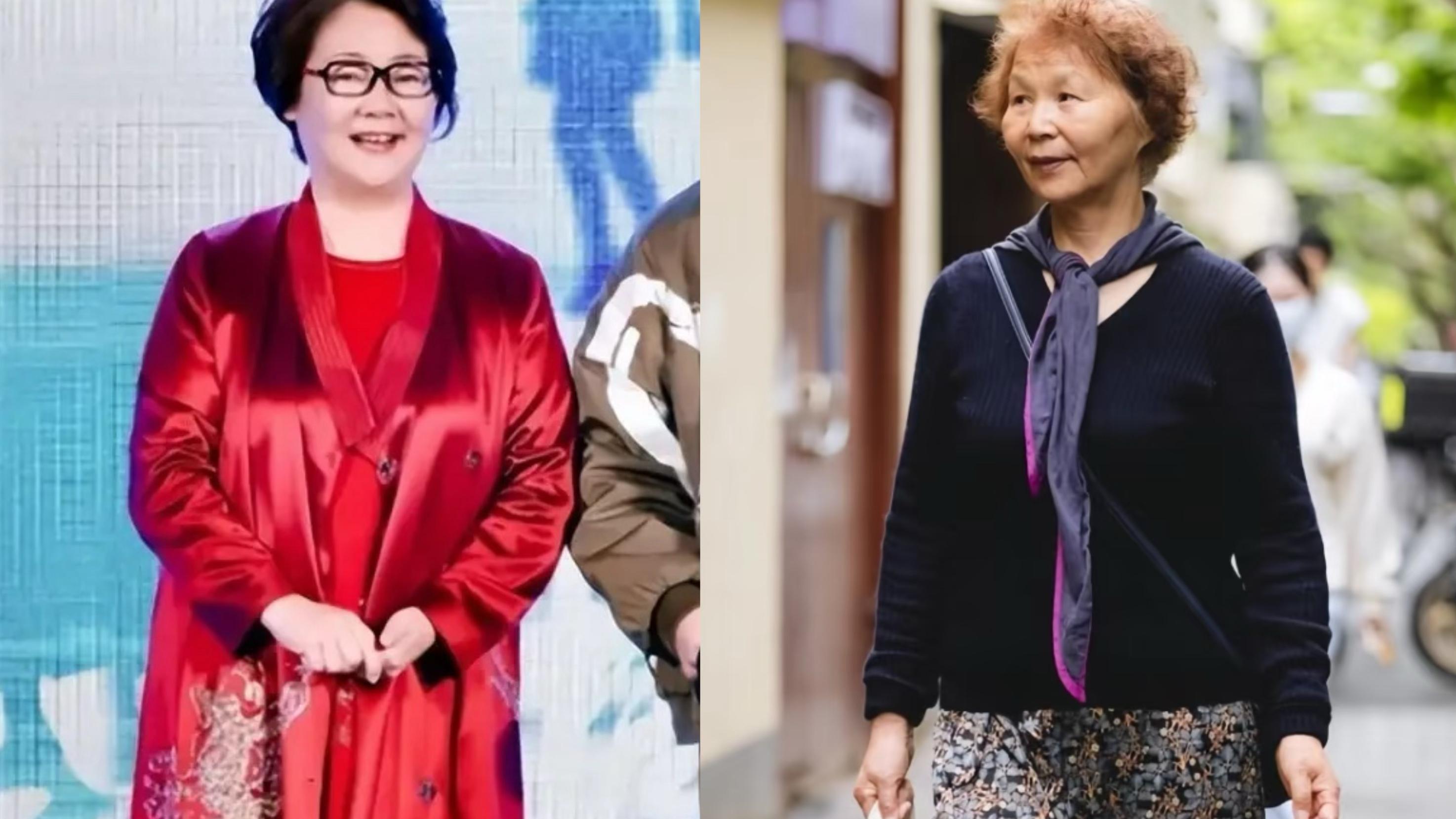 看了萨日娜的打扮，我悟了：白发不染、穿衣不紧，身材发福也优雅