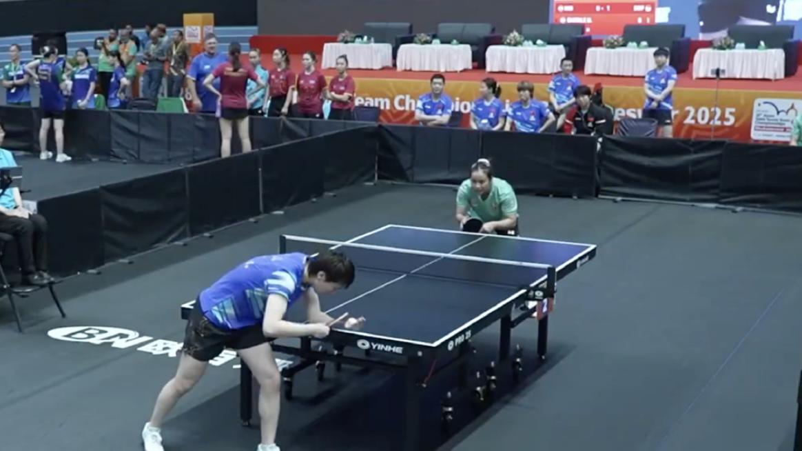 女团横扫泰国晋级四强！王曼昱孙颖莎蒯曼碾压横扫，下轮对阵韩国