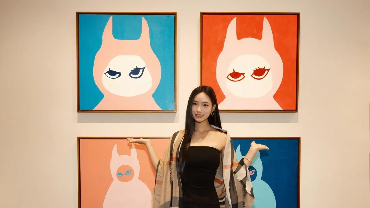 曝小S女儿画展几乎被抢购一空，吸金百万台币，明星富豪力捧
