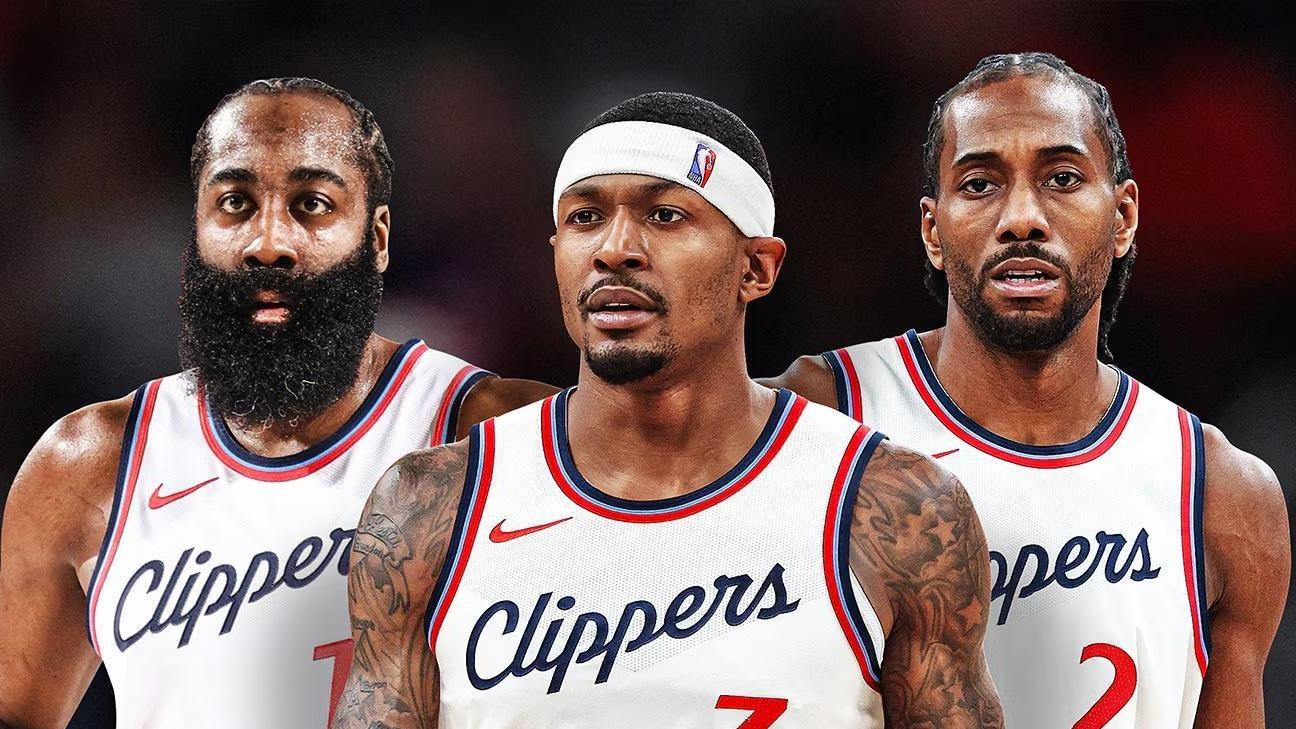 快船小卡哈登休战，桑德斯轰25分，库里20+5难阻两三分偏出