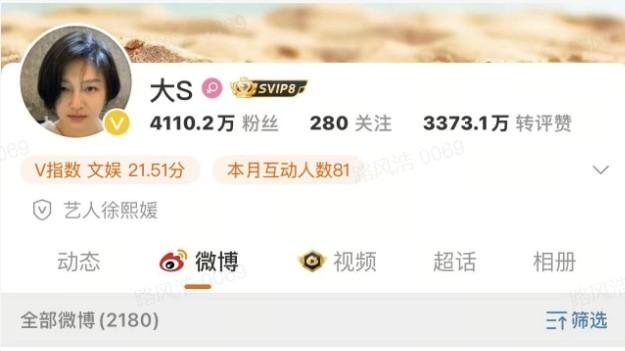 网友涌入大S最后一条微博动态（生日）表达怀念