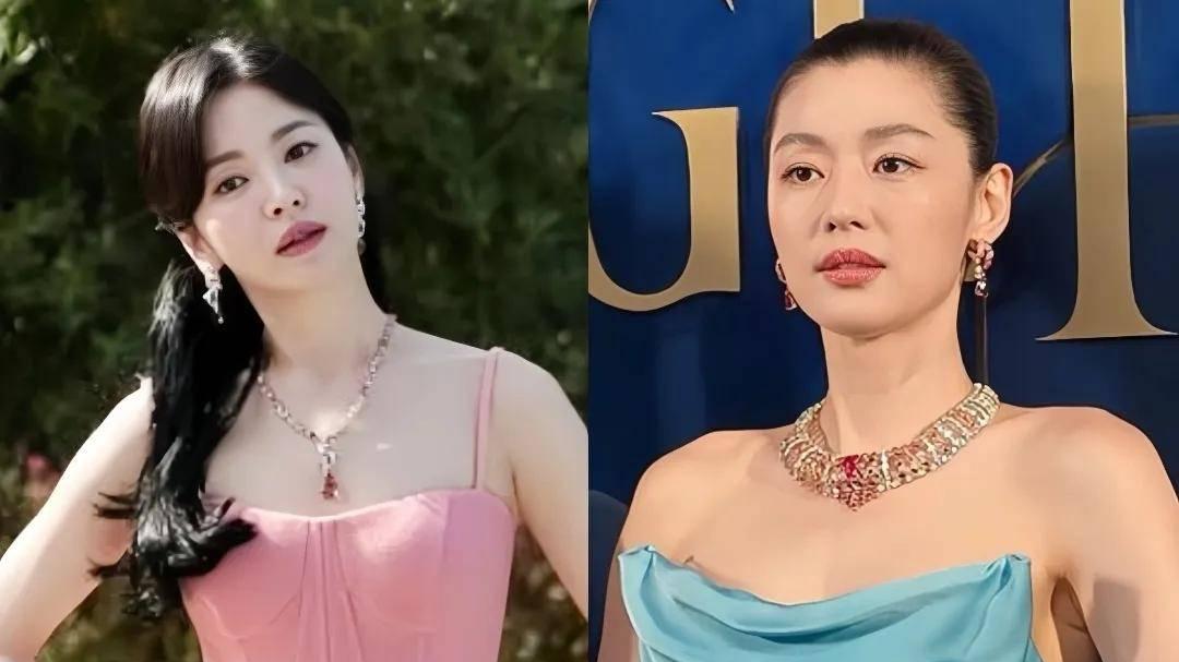 全智贤宋慧乔西班牙同框引热议：一个疲态尽显，一个却容光焕发！