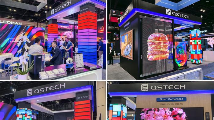AI赋能智慧显示，青松光电LED显示新品亮相美国InfoComm展
