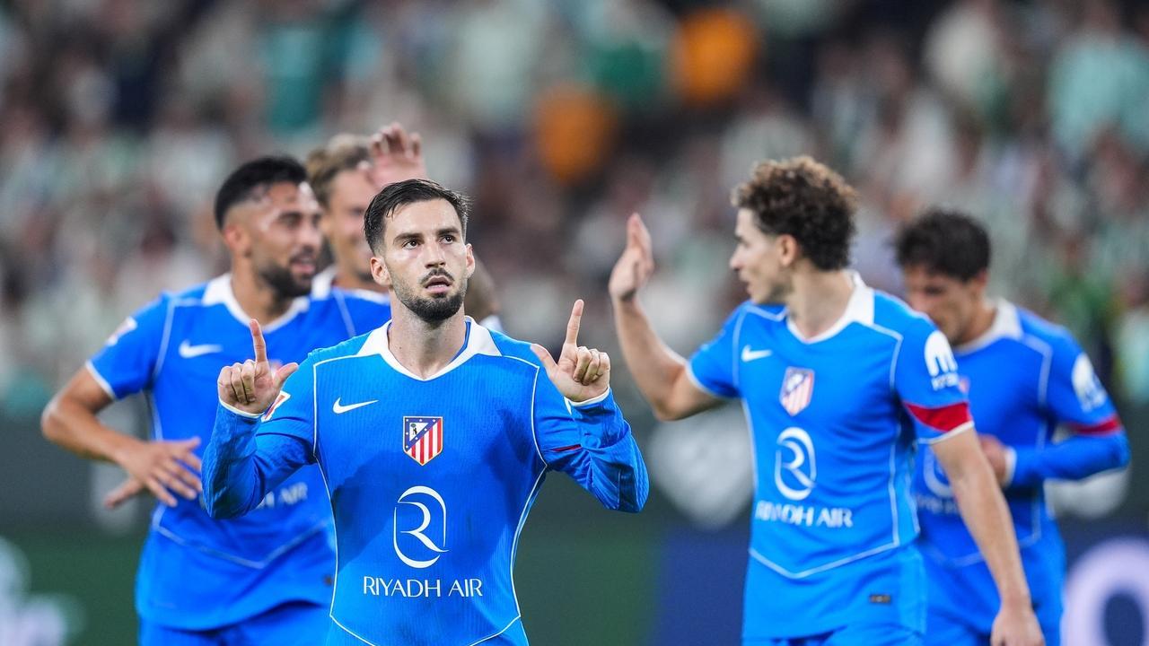 马竞2-0贝蒂斯，逼近前二，小西蒙尼无敌凌空斩，阿尔瓦雷斯妙传