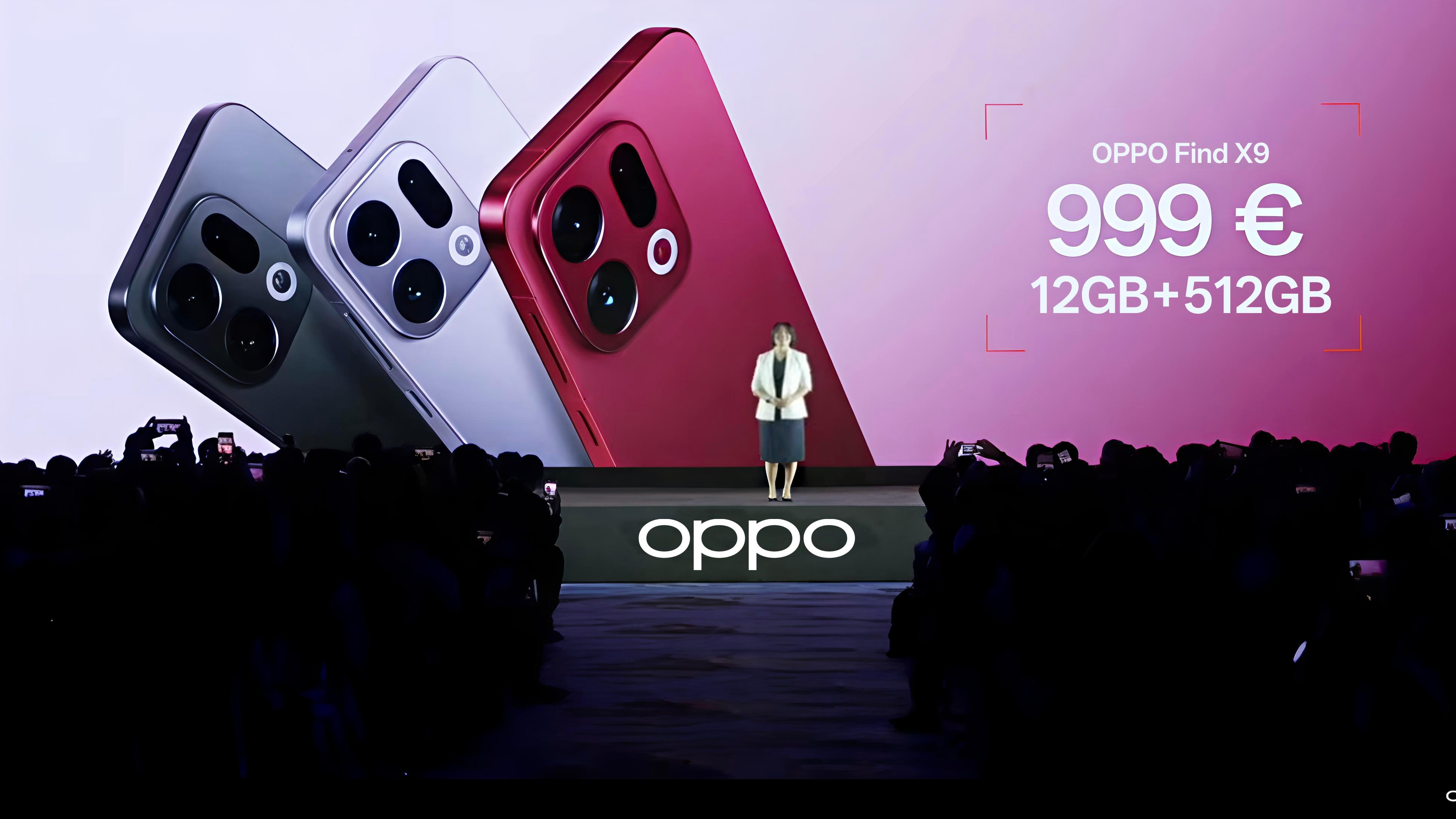 全新一代旅拍神器Find X9系列全球發布，歐洲售價高達1, 299歐元