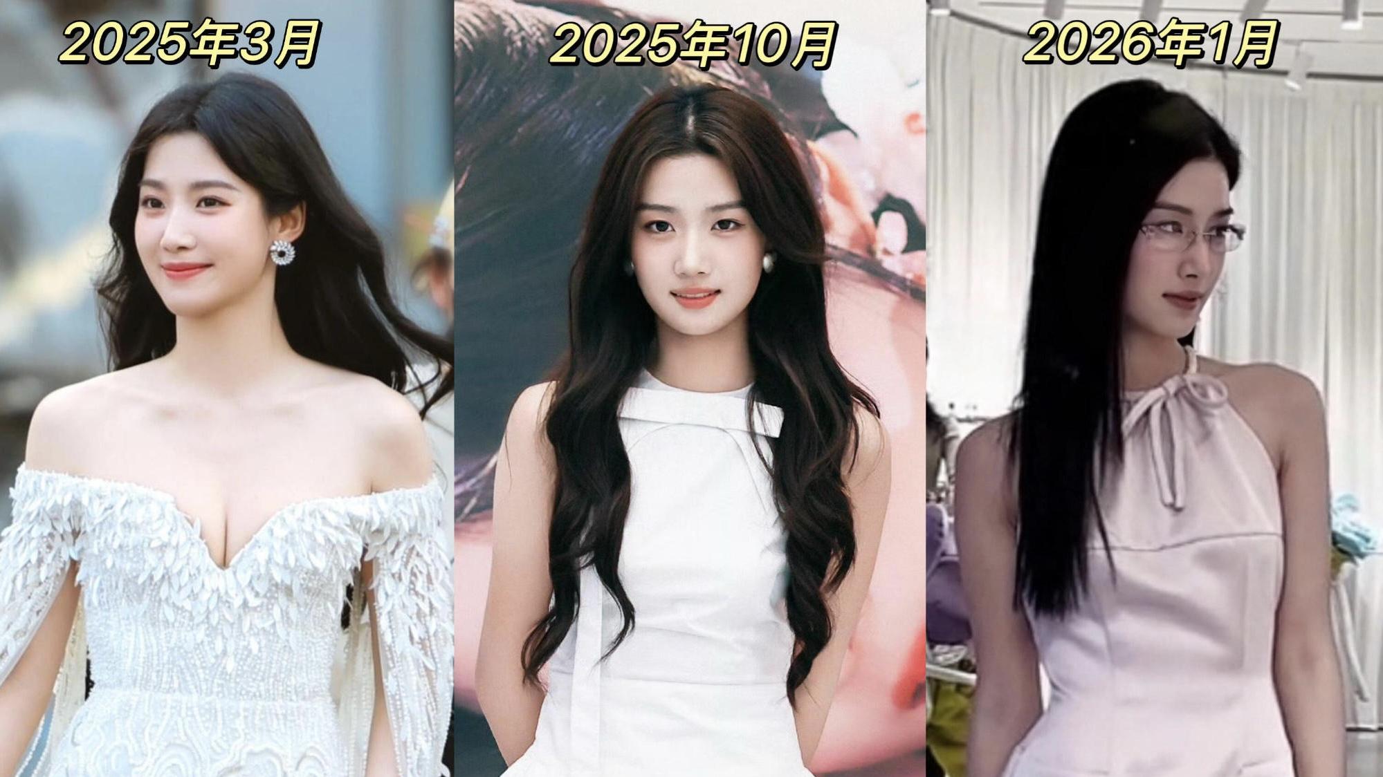 卢昱晓10个月“蜕变记”：从奶萌甜妹到清冷高智感美人