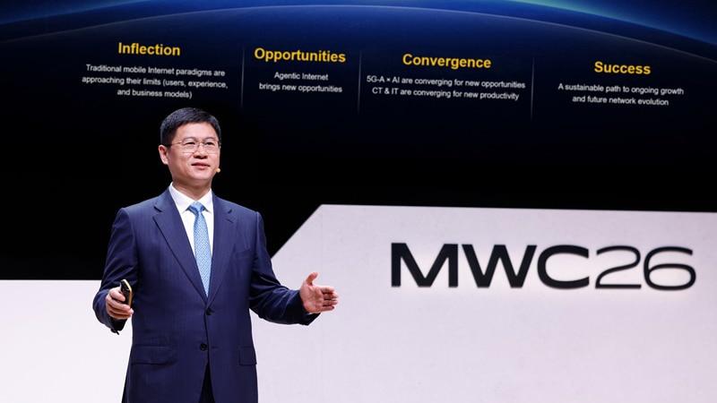 MWC26|十萬億級新藍海，華為李鵬：5G-A與AI融合催生智能體互聯網經濟