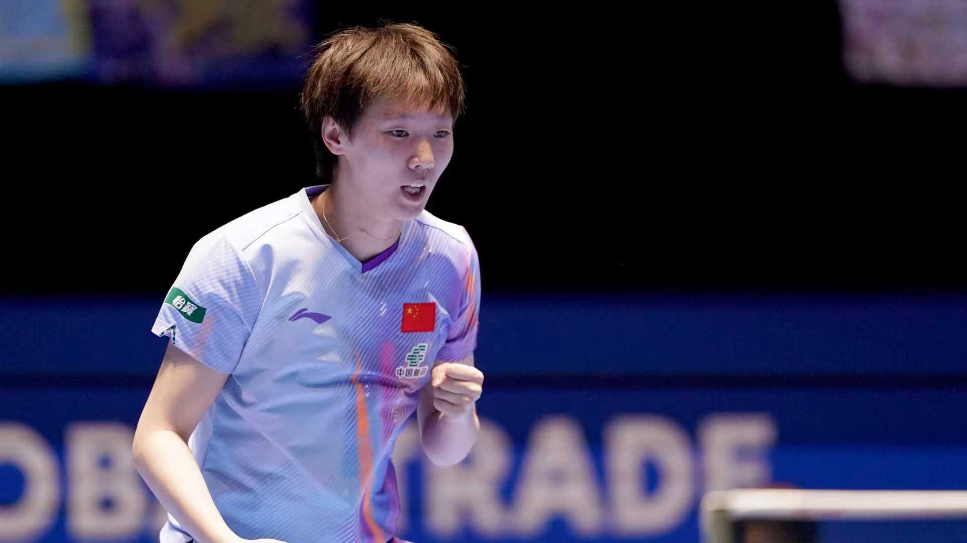 王曼昱4-2张本美和会师孙颖莎！国乒锁定女单金牌，王楚钦男单争冠