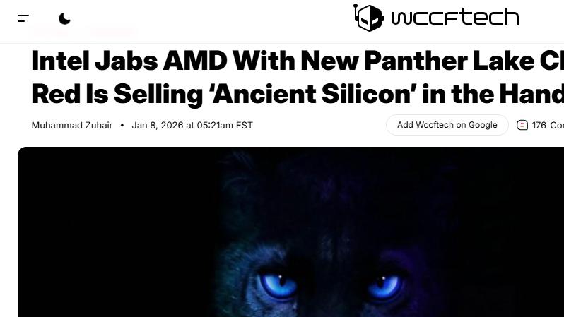 CES 2026：英特爾Panther Lake芯片瞄準(zhǔn)掌上游戲