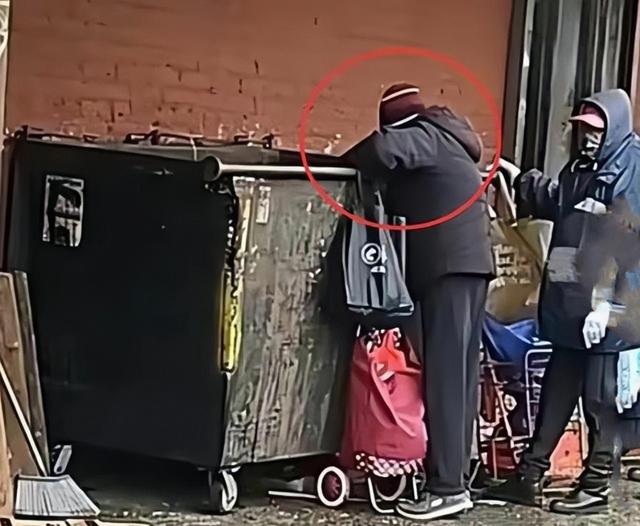 66岁孙海英称想回中国！美国和吕丽萍翻垃圾干活，身形佝偻很邋遢