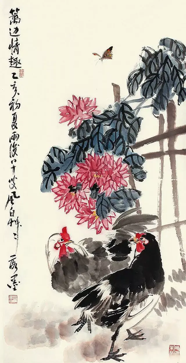画家|蒋凤白花鸟画