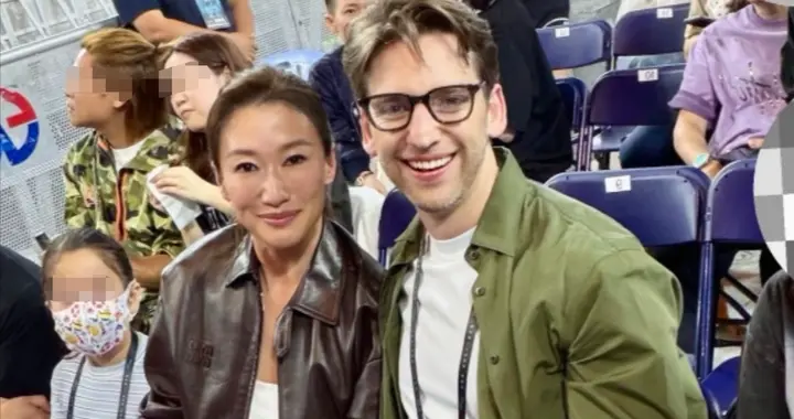 谢霆锋妹妹疑已结婚，妹夫无名指戴戒指，个子高长相帅气不输明星