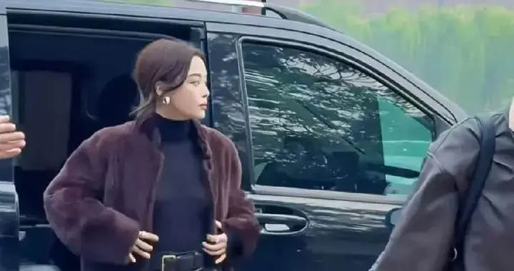 辛芷蕾优雅入场，这大皮草应该很暖和吧，在这姐身上看到了升咖美