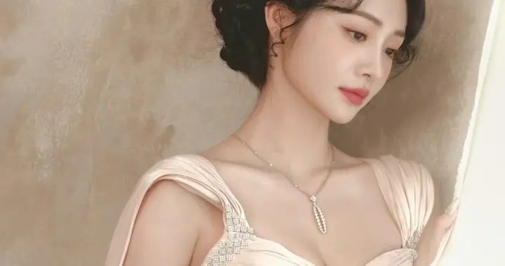 周洁琼油画少女，摇曳之姿，暗调的光影映射少女的情绪