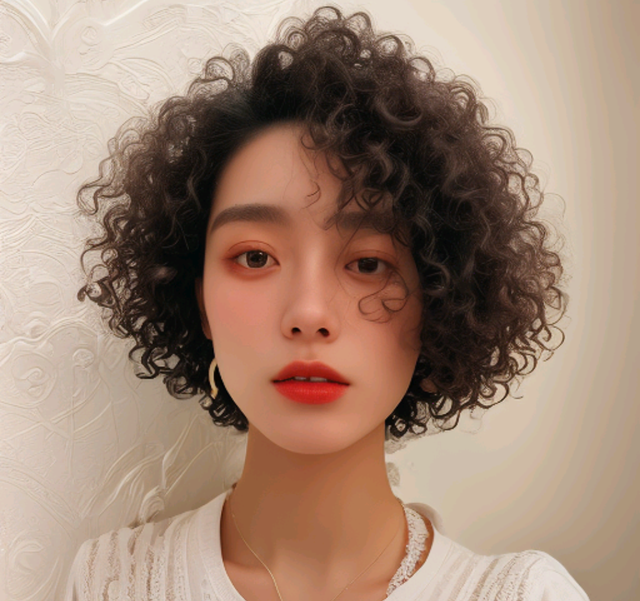 年底女发别乱整，最美还是全头烫，无论长短都适合