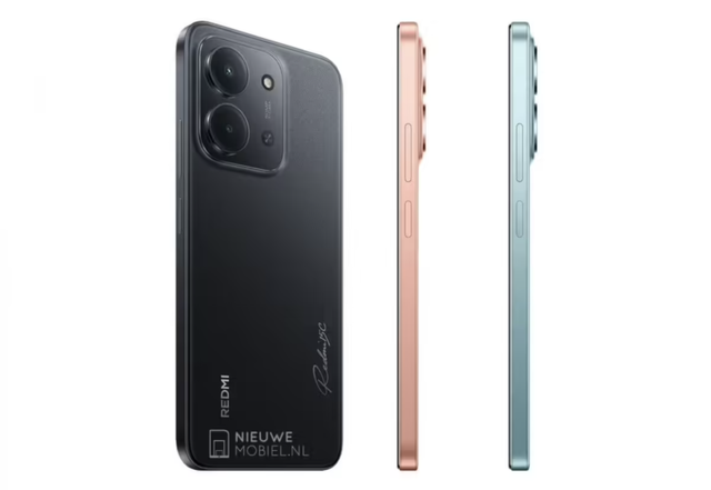 REDMI 15C渲染图亮相：四色炫彩+方形双摄，亲民价或再续传奇