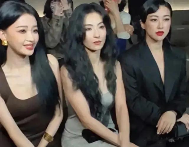 朱珠和张柏芝同框被艳压和吊打，输得太惨了！美女也分三六九等啊