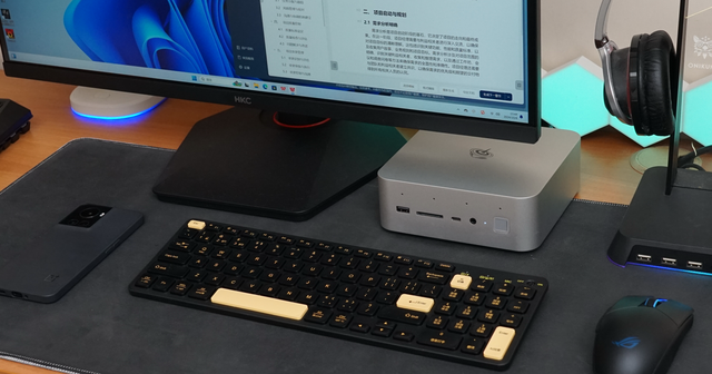 一键提高工作效率！咪鼠AI键盘KB6 AI，打工人的办公利器!