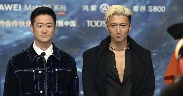 微博之夜两大硬汉同框！45岁谢霆锋帅到犯规，吴京都看笑了