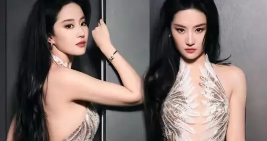 妈呀！刘亦菲这组图太大气了，这腿有1米5吧！