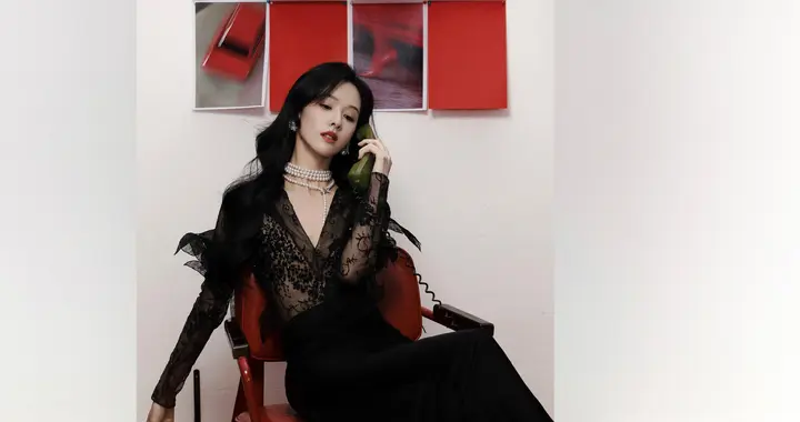 陈都灵 蕾丝裙太美了