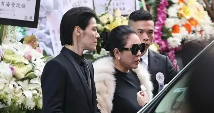 向府治丧！向太陈岚与儿子向佐悲痛致祭，大批反黑组警员现场戒备