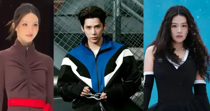 李现、马思纯看王安宇走秀笑翻了，王安宇害羞，一头扎进李现怀里