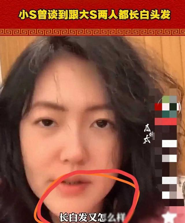 小s曾回应姐姐长白发：“长白发又怎么样？染发对发质不好”！