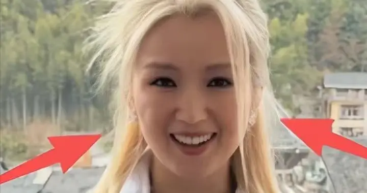 何洁回贵州过节！丝袜起褶被嘲土气，P图翻车双腿粗细不同真尴尬