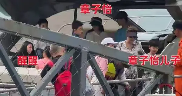 章子怡带全家游三亚！醒醒长胖了不少，儿子超帅，侄子有180高