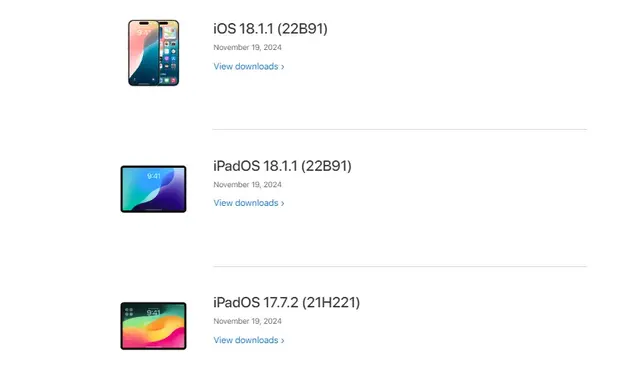 紧急发布！iOS 18.1.1 和 17.7.2 系统，解决此问题